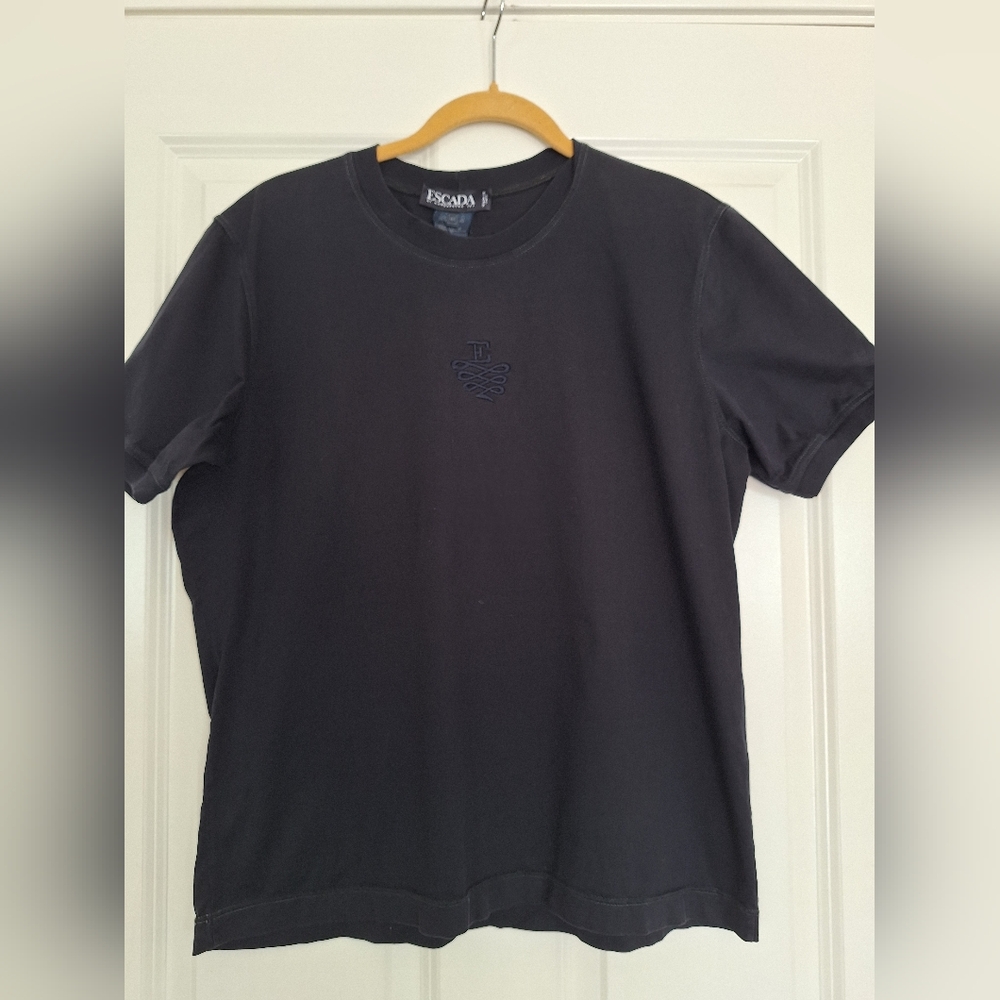 Escada‎ Black Short Sleeve Tee Size 44/M